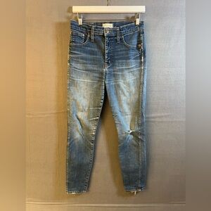 Madewell Women's Skinny Jeans - Light Blue